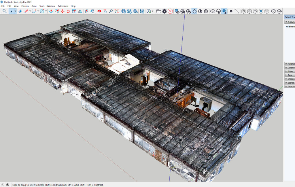 a model designed and rendered in Sketchup Studio