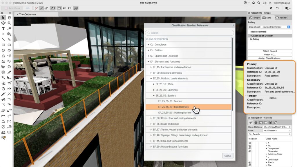 Vectorworks 2025 UI