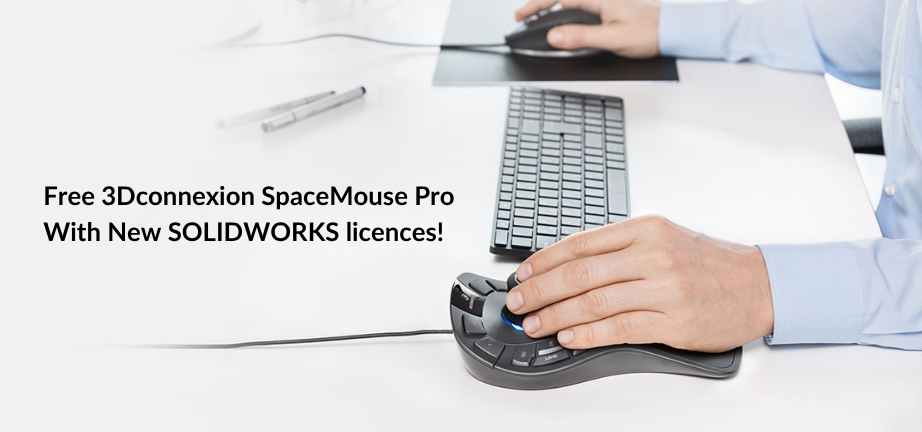 Free 3Dconnexion SpaceMouse Pro With New SOLIDWORKS licences!